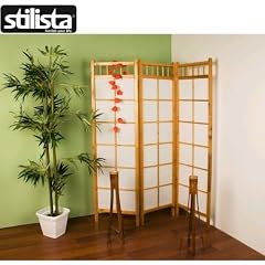 STILISTA� Paravent natur/weiss, 133,5 x 156 cm