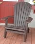 Forever Folding Adirondack Chair in Brown