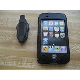 Black Leather case for iPod Touch 2 generation w/ clip
