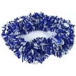 Blue White Chip Glass Beads Jewelry Beading 34" Strand