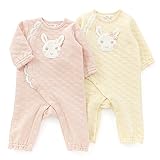 coeur a coeur(クーラクール) カバーオール (70～80cm) キムラタンの子供服 (44453-164) ピンク 70