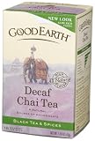 Good Earth Chai Tea, Decaffeinated, Tea Bags, 18-Count, Boxes (Pack of 6)