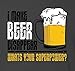 Panoware Men's I Make Beer Disappear Superpower Funny T-Shirt, Heavy Metal, X-Large