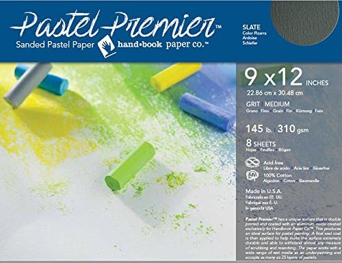 Pastel Premier Paper Slate 9X12 8/Sheets