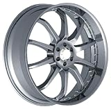 Image of Voxx Wheels 215 Gunmetal with Machined Lip - 17 X 7 Inch Wheel