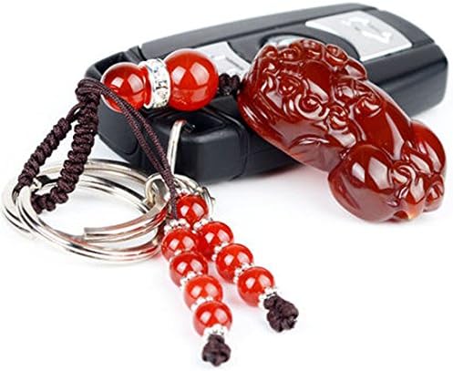 Hu Tongfang Red Agate Brave Troops Key Chain Bag Pendant Classical Favorites Go Abroad the Foreign Affairs Gifts 01