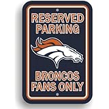 NFL Denver Broncos Plastic Parking Sign