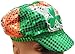 St. Patrick's Day Tri Color Sequin Shamrock NewsBoy Hat