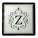 Monogram Elegant Glass Trivet - Z