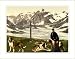 FRAMED - St. Bernard dogs Valais Alps of Switzerland, c. 1890s