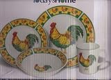 16 Pieces Dinnerware Set for 4 - Rooster Design