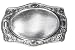 Z135 BLANK SCROLL BELT BUCKLE CUSTOM PLAIN Image