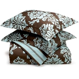 Regency Havana Reversible Floral/Stripe Duvet Set