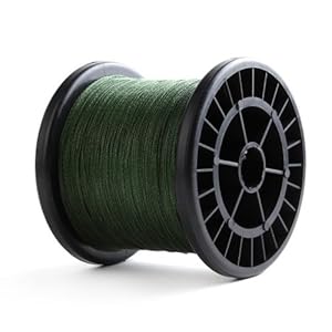 Yesurprise 500m Hilo Trenzado Para Pesca Sedal Para Pesca 100% PE(Color Verde 0.5mm 130LB 58.9KG )