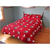 Alabama Crimson Tide NCAA Comforter Set (Rotary-Solid)