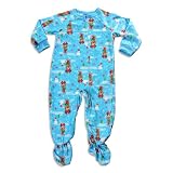 Disney - Toddler Girls Minnie Mouse Footed Blanket Sleeper, Turquoise (Size 4T) Image