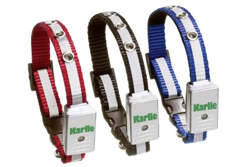 LED KATZEN HALSBAND ROT/BLAU/SCHWARZ 12MMX24-26CM