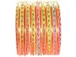 Beachcombers! Ethnic Glass Indian Wedding Bridal Bollywood Bangles Belly Dance Bracelets Set Rainbow