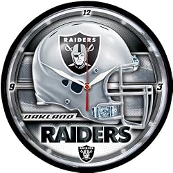 Wincraft Oakland Raiders Round Clock