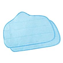 Steamfast Replacement Microfiber Mop Pad for Steamfast SF-275/SF-370 and McCulloch MC1275 (2-Pack)