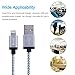 Bestfy(TM) 3Pack 3FT Nylon Braided 8pin to USB Sync Data and Charging Cable Cord with Alumnium Heads for iPhone 6/6 Plus/6s/6s Plus, iPhone 5 5c 5s, iPad 4 Mini Air iPod Nano 7 iPod Touch 5 (white)