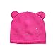 Toubaby Baby Girls Winter Hats Lovely Cat Hats Crochet Hats Rose Red 0-6t