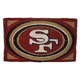 Team Sports America NFL0007L-804 18''x30''Welcome Mat Bleached-San Francisco 49ers