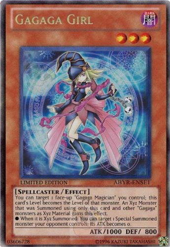Yugioh Gagaga Girl ABYR-ENSE1 Super Rare On Sale