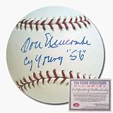 Don Newcombe Autographed Rawlings MLB Baseball with Cy Young 56 Inscription