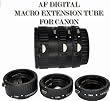 AF AUTO FOCUS MACRO EXTENSION TUBE 12MM 20MM 36MM EXTENSION STACKABLE FOR CANON EOS 7D 50D T2i T1i XSi XS 300D 350D 500D 550D 1000D 5D MARK II 1D MARK IV 1Ds MARK III