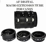 AF AUTO FOCUS MACRO EXTENSION TUBE 12MM 20MM 36MM EXTENSION STACKABLE FOR CANON EOS 7D 50D T2i T1i XSi XS 300D 350D 500D 550D 1000D 5D MARK II 1D MARK IV 1Ds MARK III