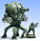 28mm Steampunk: Quad Deathball Steamer
