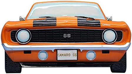Corvette Central Orange GM Chevy Camaro 1969 Resin Wall Plaque #7520-23