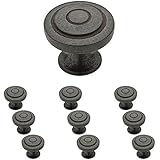 Franklin Brass P29526K-SI-B Soft Iron 1-1/4-Inch, Geary Kitchen Cabinet Hardware Knob, 10 pack