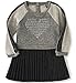 Calvin Klein Girls' French Terry Body with Pleather Skirt