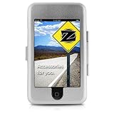 yooZoo Aluminum Hard Case for Apple iPod Touch 8GB and 16GB MP3 Players with Belt Clip Mirage Silver