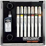 Rapidograph 7-Pen Tech Pen Set
