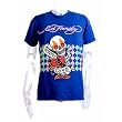 Ed Hardy Mens Argyle Print Tee With Rhinestone Death Of Love Graphic