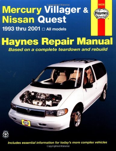 Mercury Villager and Nissan Quest, 1993-2001 (Haynes Manuals)