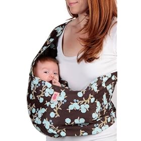 The Peanut Shell Baby Sling, Blue Moon, Medium