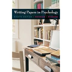 Writing Papers in Psychology