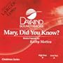 Mary Did You Know? [Accompaniment/Performance Track]