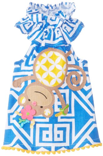 Mud Pie Baby-Girls Newborn Monkey Dress