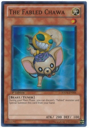 Yu-Gi-Oh! - The Fabled Chawa (HA04-EN006) - Hidden Arsenal 4: Trishulas Triumph - 1st Edition - Super Rare