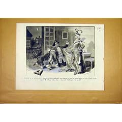 Franzose-Druck 1891 Theater Renaissance Asmodee Ferrier