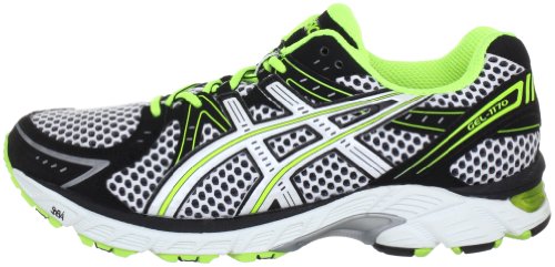 Asics Men's Gel 1170 Pearl White/Yellow Trainer T1P0N 0100 9.5 UK