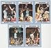1990 UNC University of North Carolina Michael Jordan College 5 Card ROOKIE Set MINT