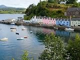 IMAGE OF Port and Sailboats in Village of Portree, Isle of Skye, Western Highlands, Scotland Premium Photographic Poster Print by Bill Bachmann, 42x56