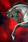 Modern Abstract Art Feng Shui Arabian Horses Oil Painting