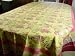 Pomegranate floral vibrant design banquet tablecloth 128 long!